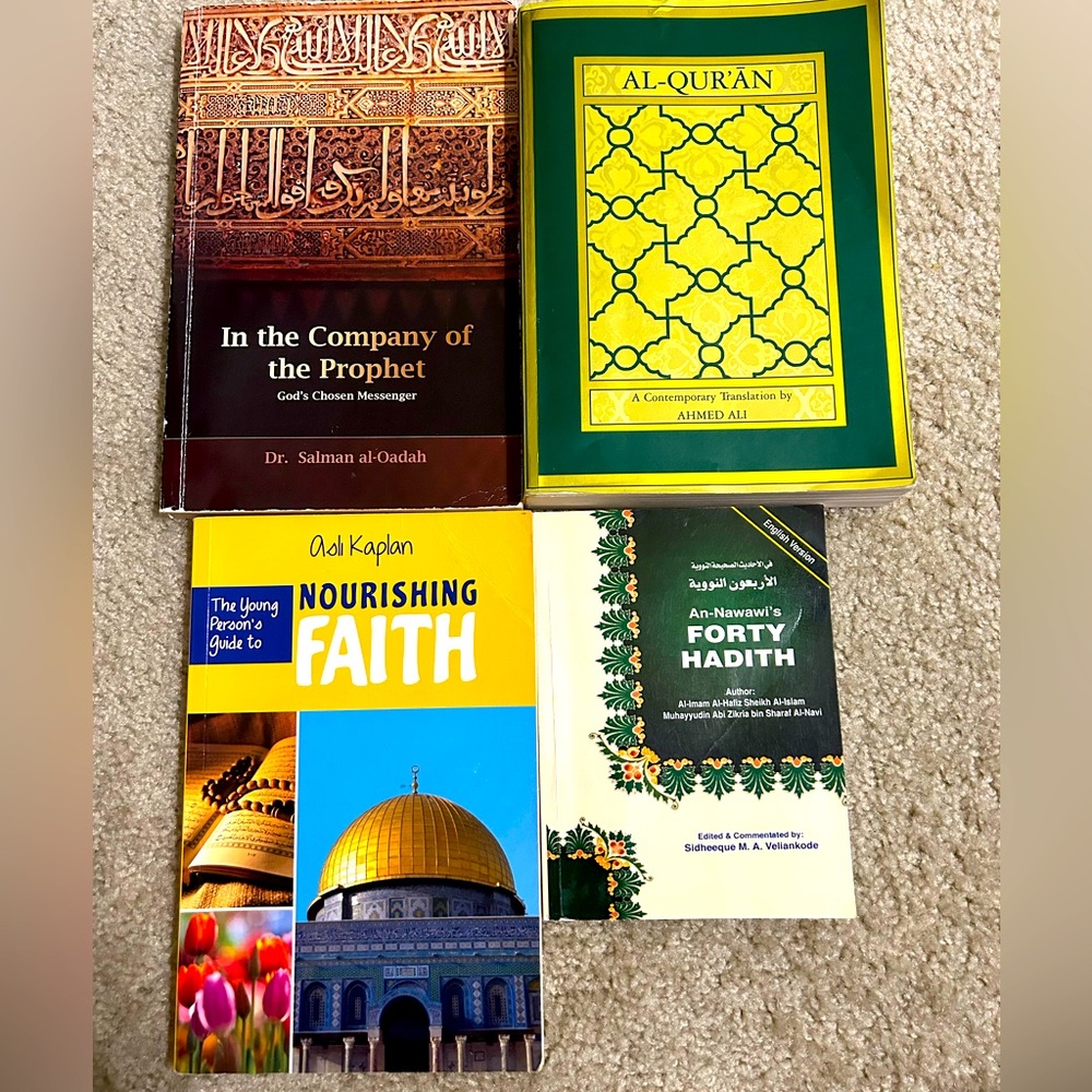 Islamic/Muslim book bundle - Holy Quran, Hadeeth, Inspirational